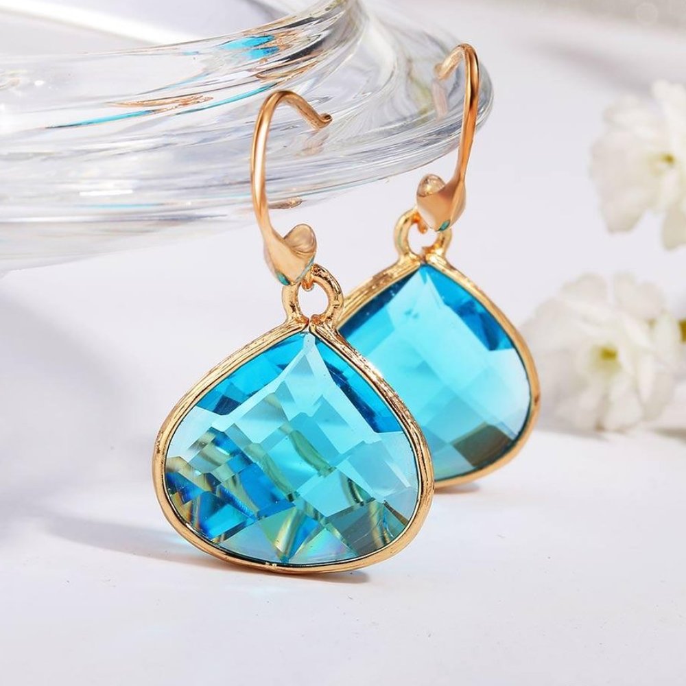 Aquamarine Drop Earrings